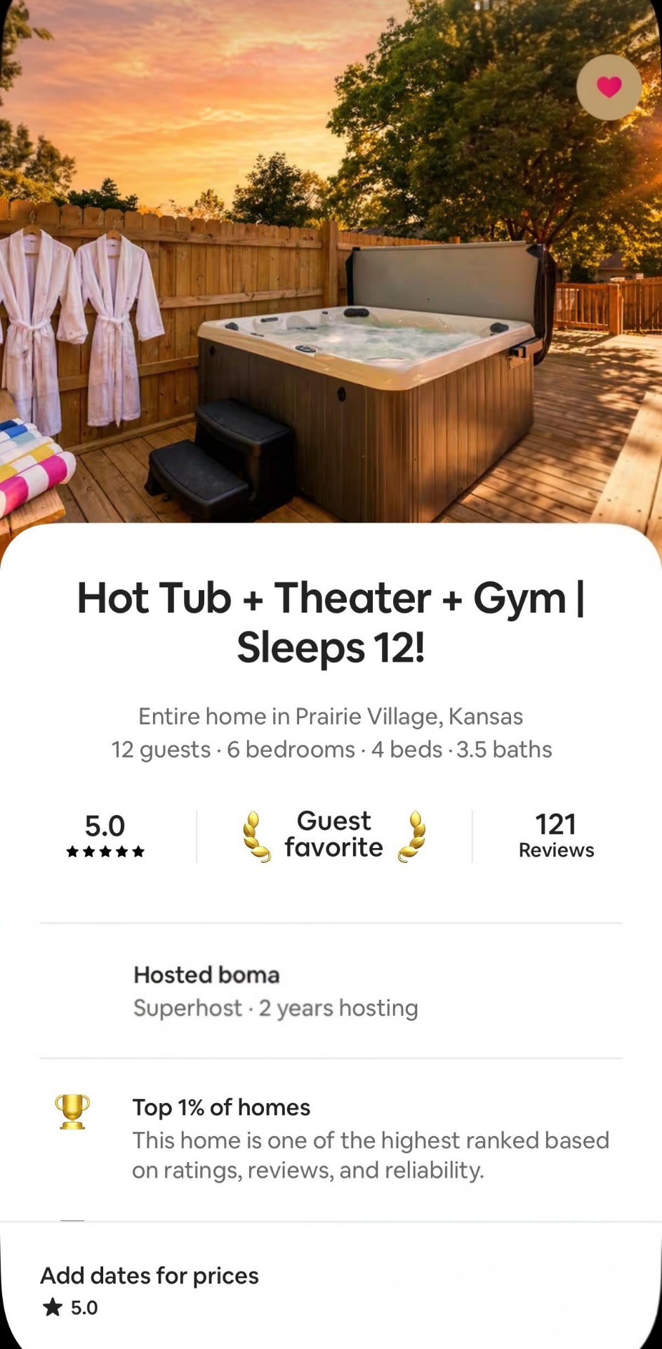 Hot Tub + Theater + Gym | Sleeps 12! — Airbnb listing in Entire home in Prairie Village, Kansas